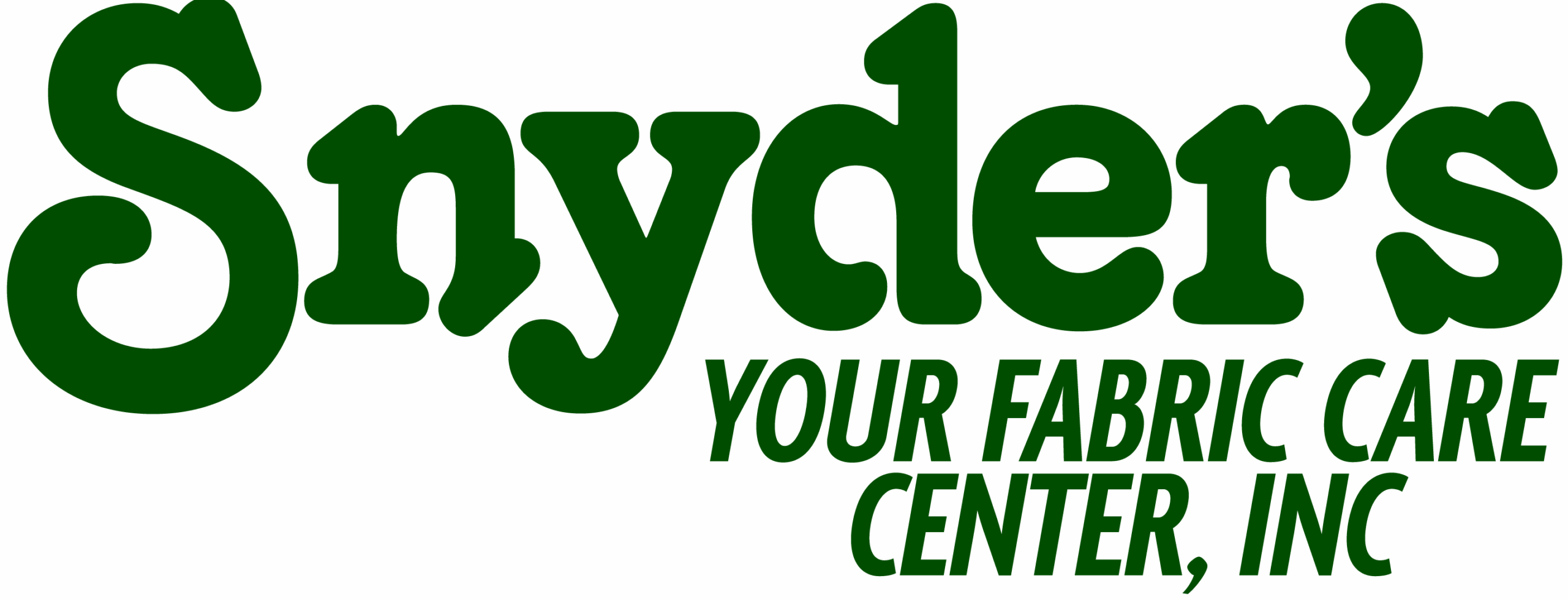 Snyder's Your Fabric Care Center Inc logo