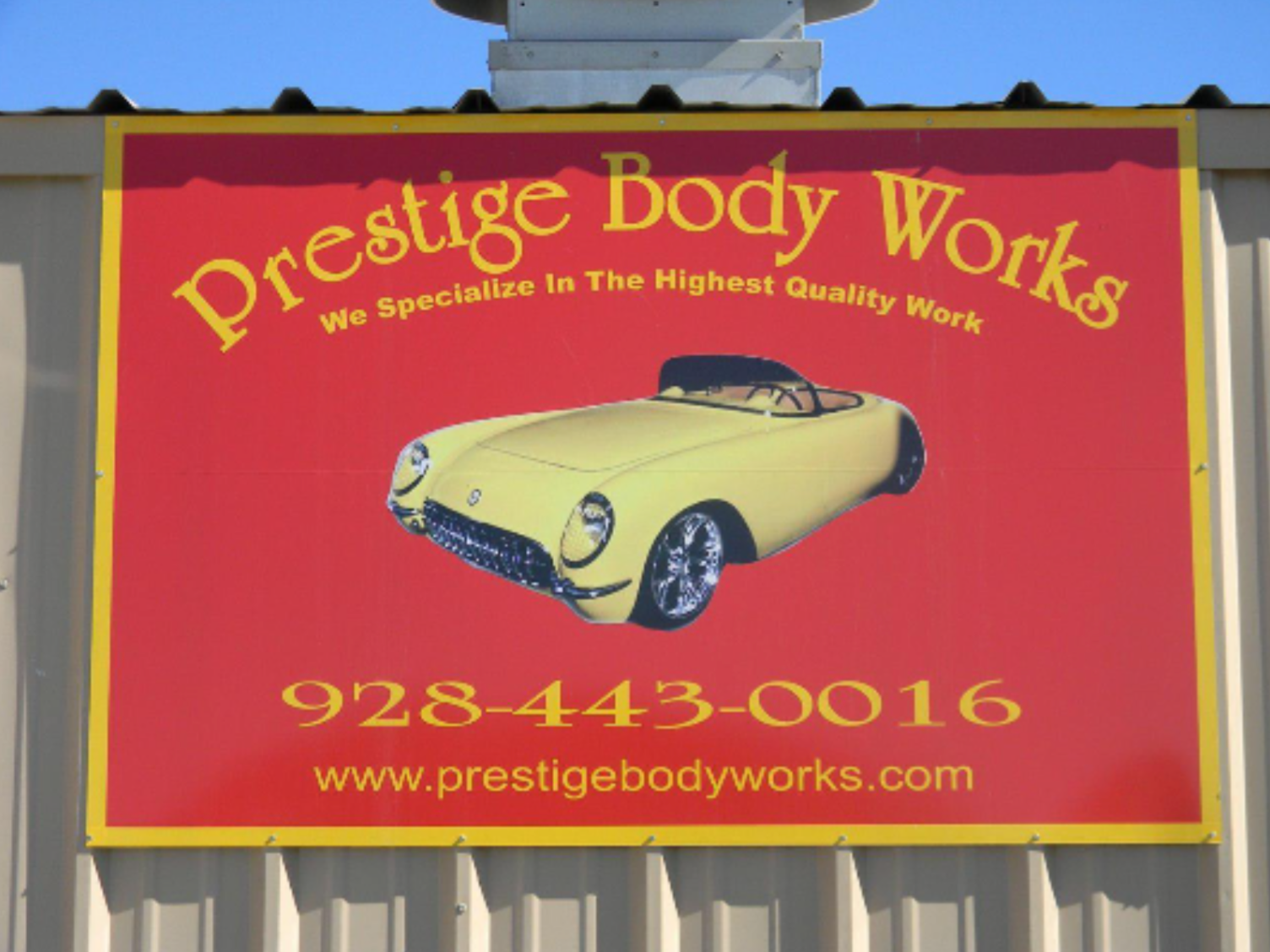 Prestige Body Works logo