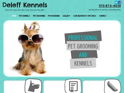 Deleff Kennels Grooming & Boarding logo