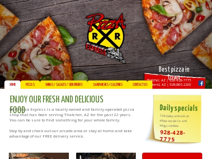 R&R Pizza Express logo