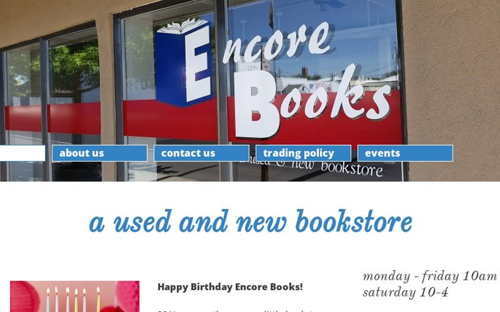 Encore Books logo
