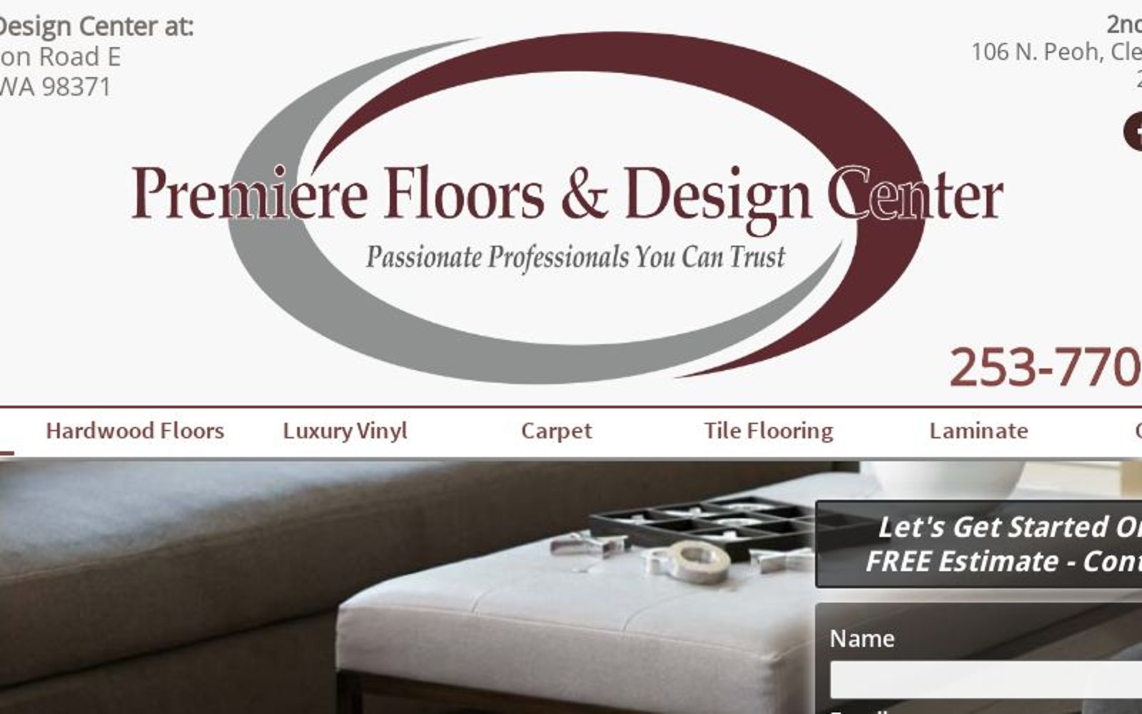 Premiere Floors & Design Center logo