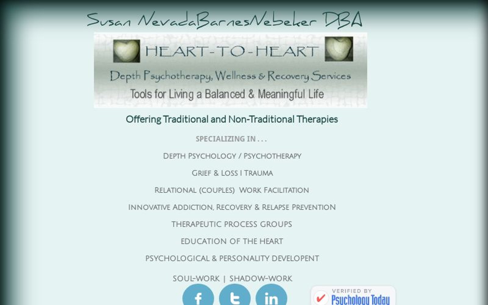 Heart-To-Heart Depth Psychotherapy Wellness & Recovery Services logo