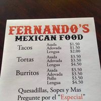 Fernando's Mexican Food logo
