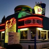 Ez's Burger Deluxe logo