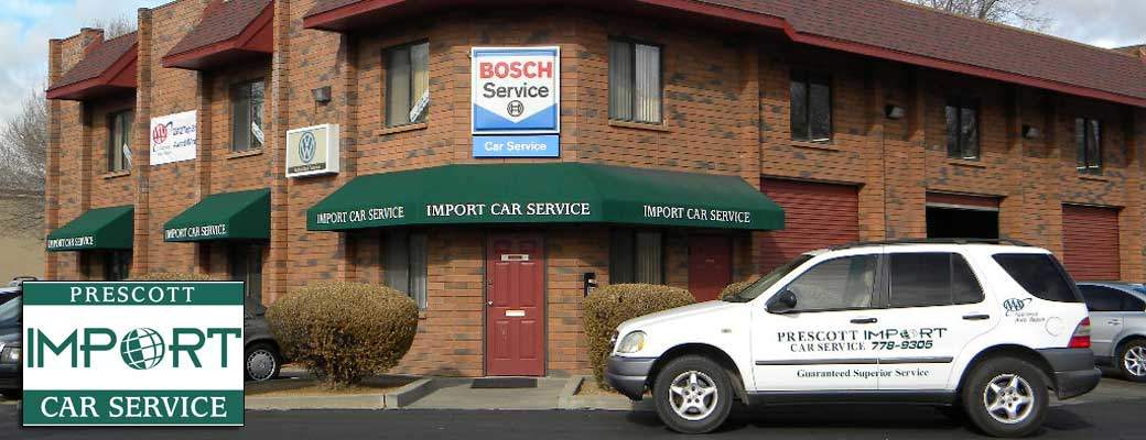 Prescott Import Car Serv logo