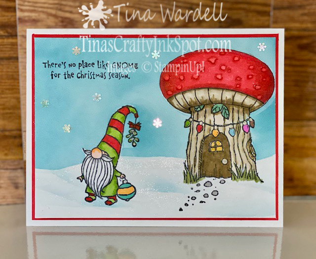 Tina's Crafty Ink Spot logo