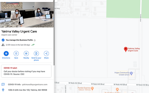Yakima Valley Urgent Care logo