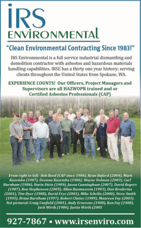 IRS Environmental of Wa logo