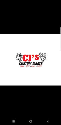 C J'S Custom Meats logo