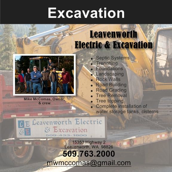 Leavenworth Electric & Excavation logo