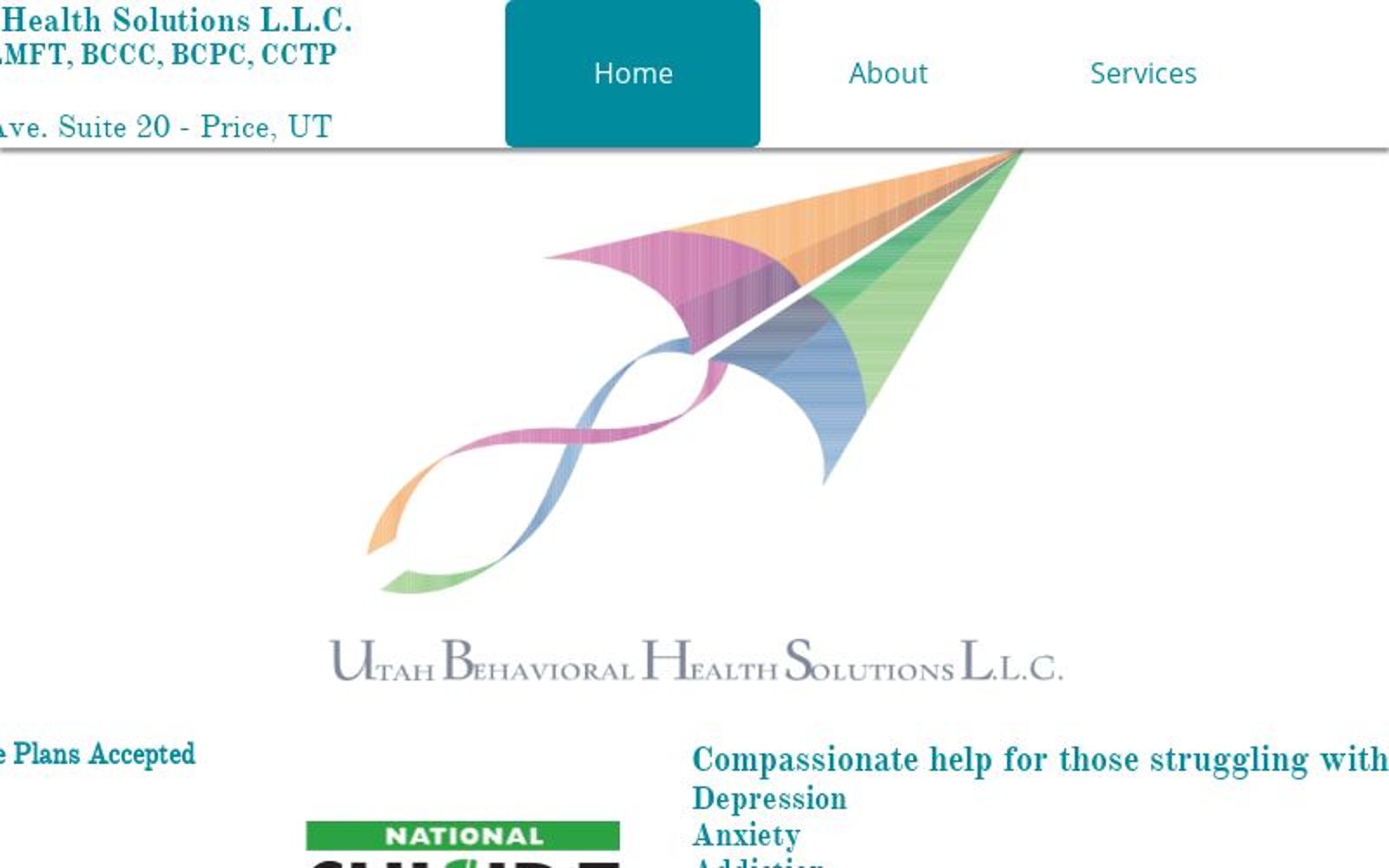 Utah Behavioral Health Solutions LLC - Eric McCarty LMFT BCCC BCPC logo