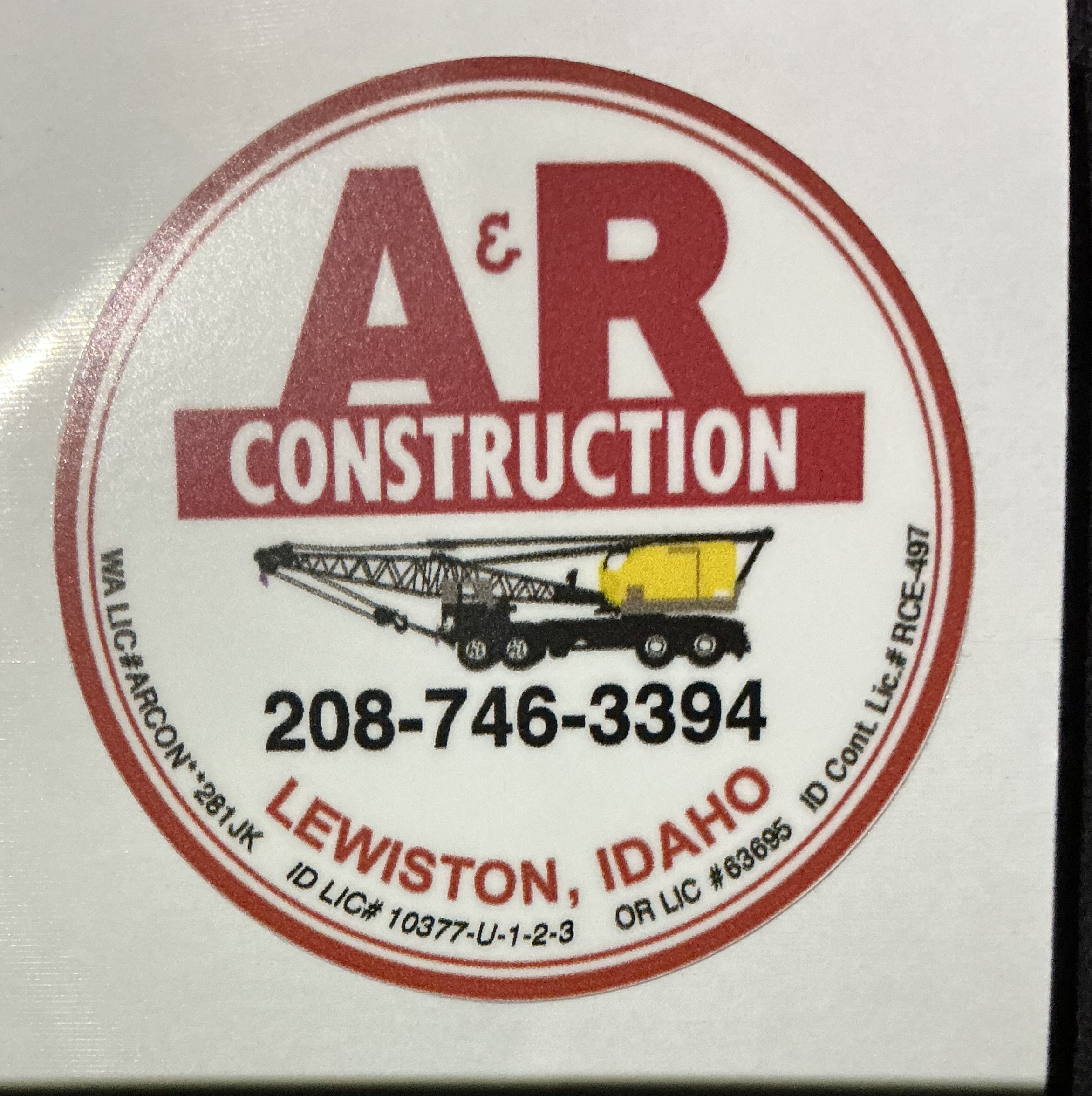 A & R Construction Inc logo
