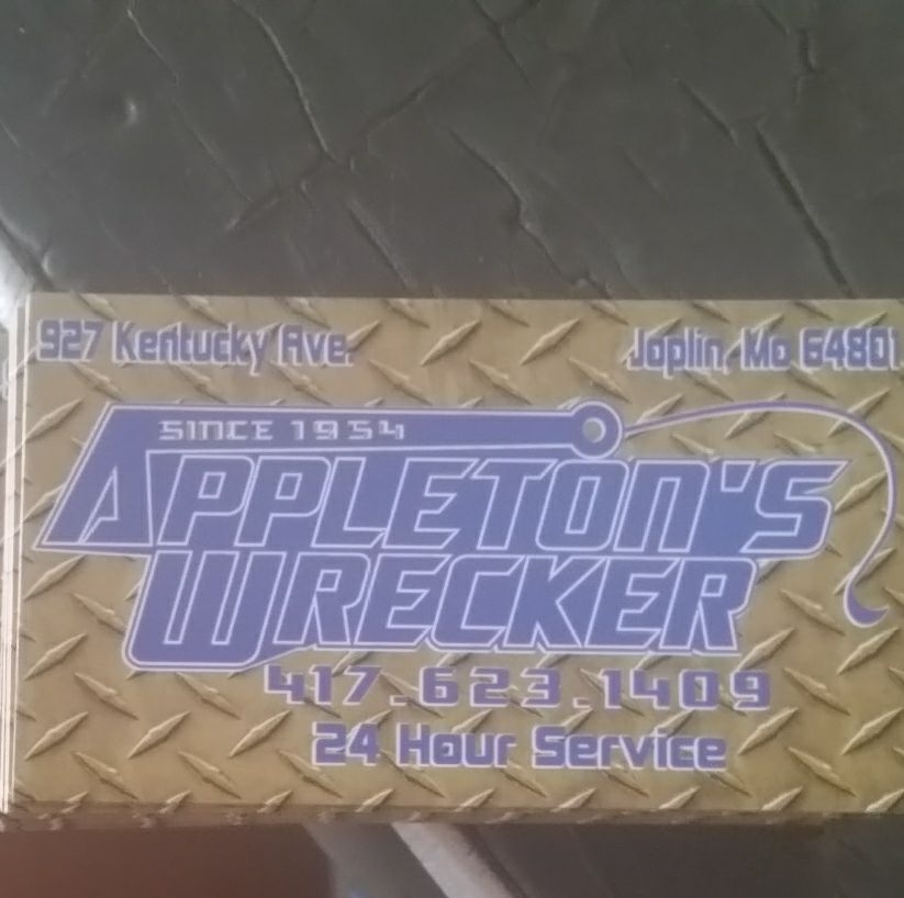 Appleton's Wrecker Service logo