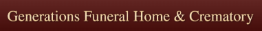 Generations Funeral Home & Crematory logo