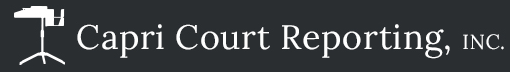 Capri Court Reporting logo
