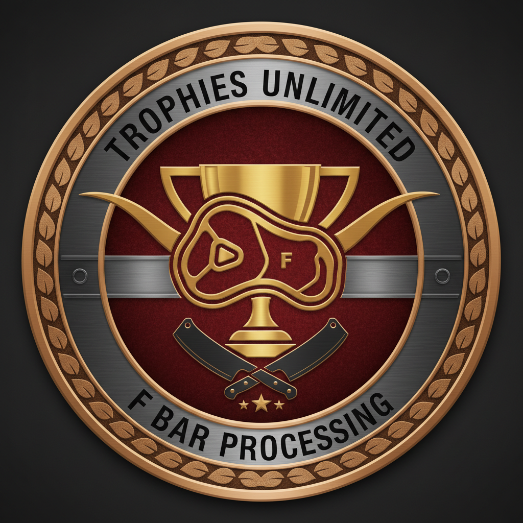 Trophies Unlimited/F Bar Processing logo