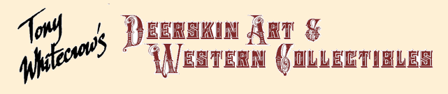 Tony Whitecrow's Deerskin Art & Western Collectibles logo