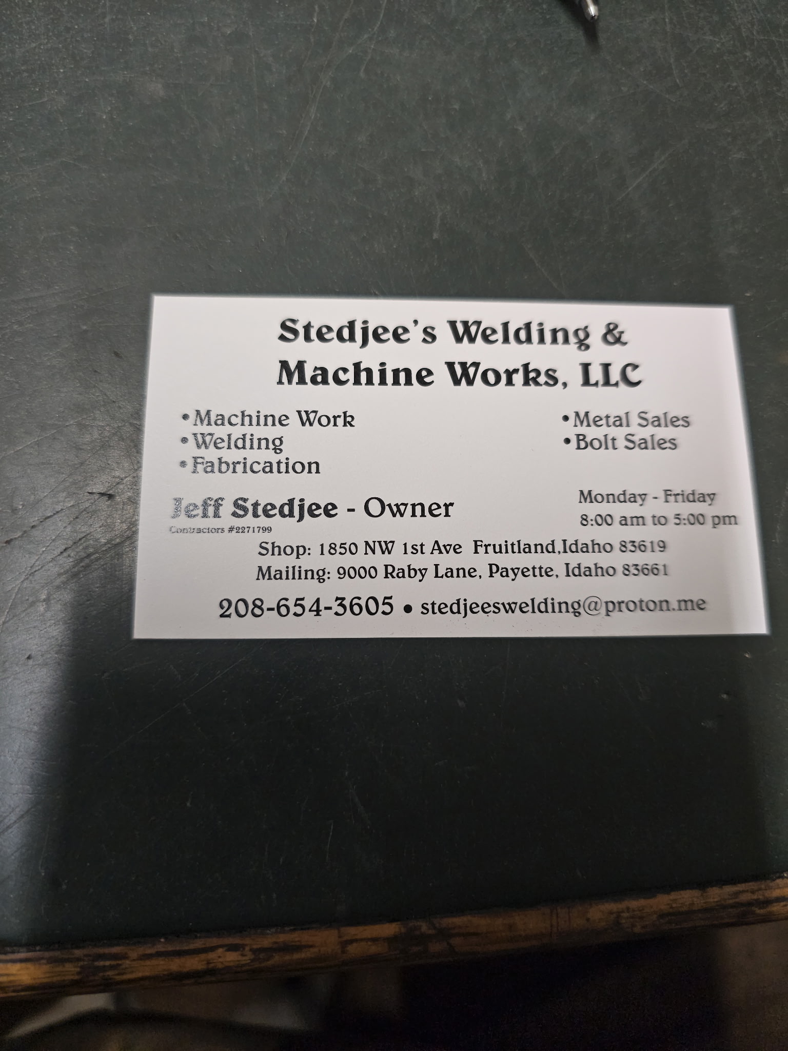 Stedjee's Welding & Machine Works Llc logo