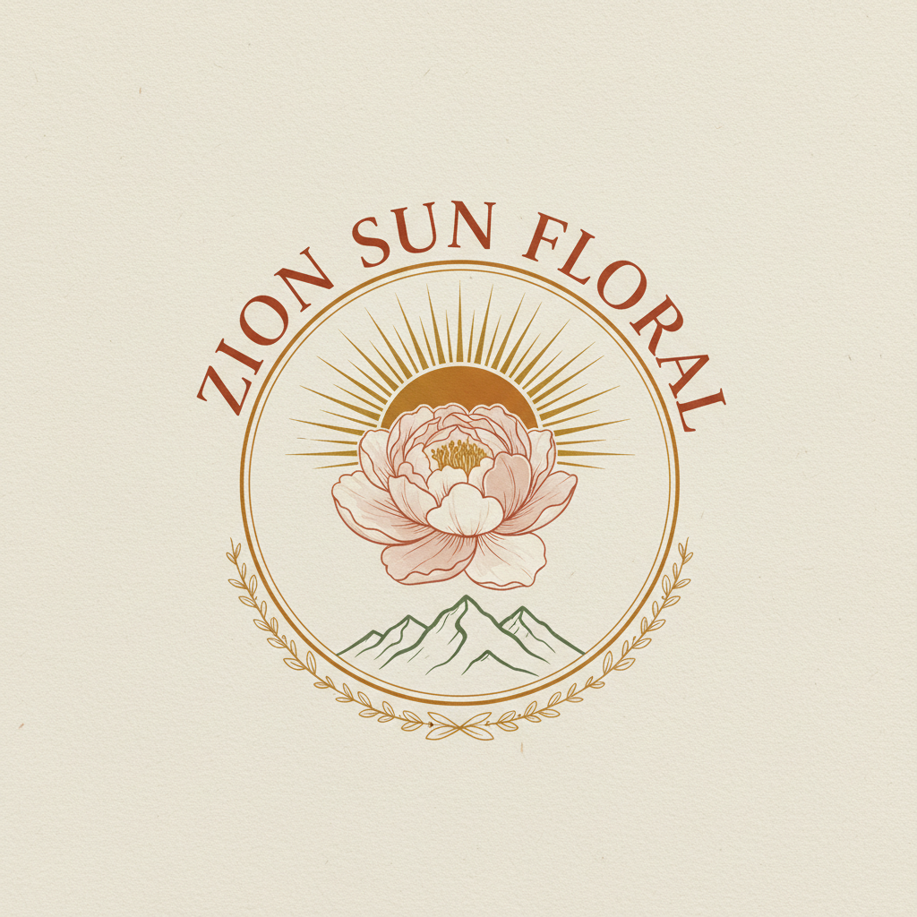 Zion Sun Floral logo