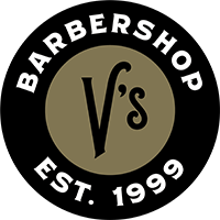 V's Barbershop Ten Mile Creek Meridian logo
