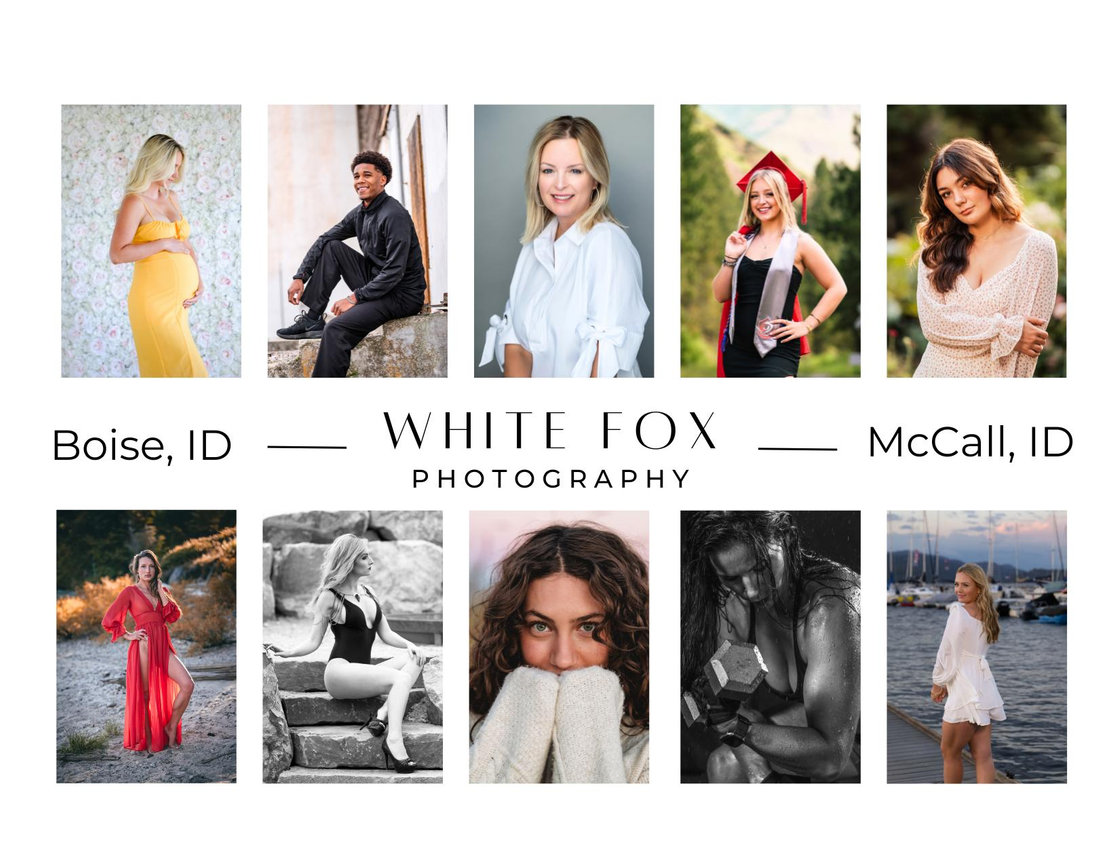 White Fox Portraits Senior Year & Beauty Boudoir Photography logo
