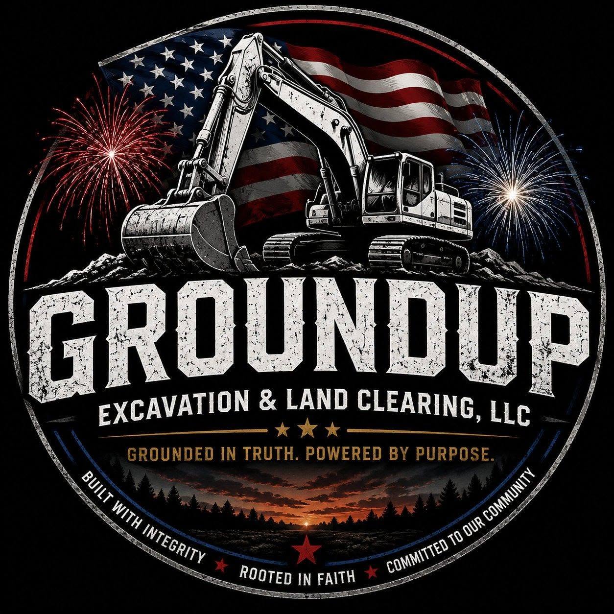 Ground Up Excavation logo
