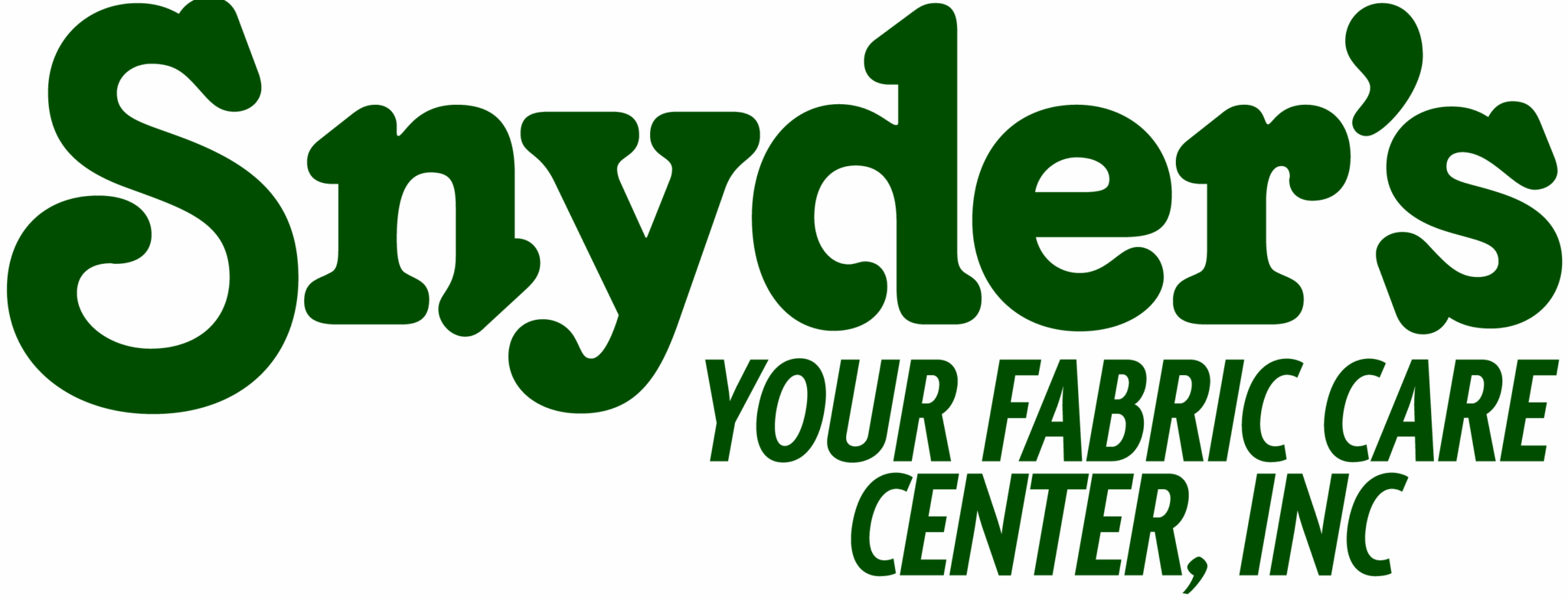 Snyder's Your Fabric Care Center Inc logo