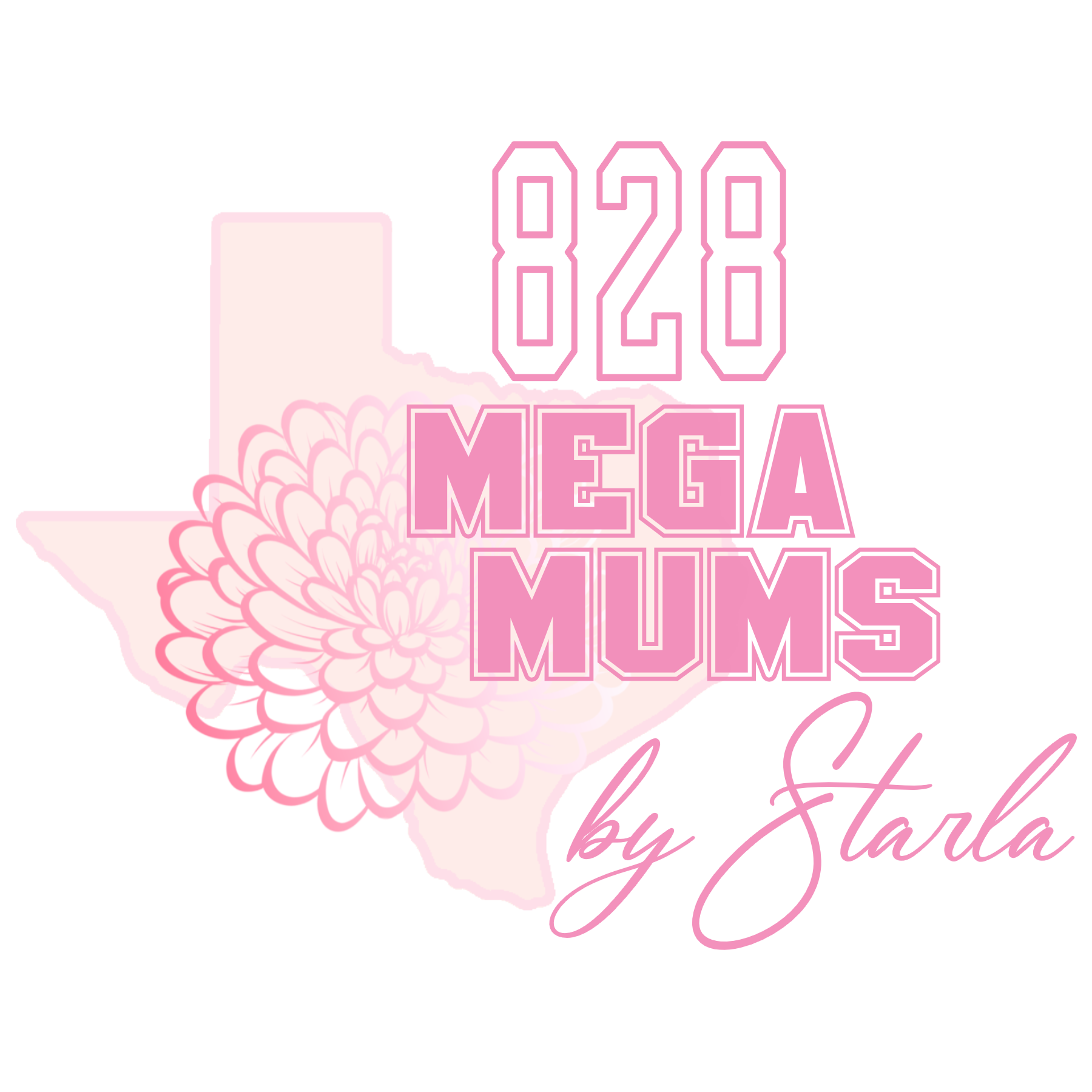 828 Mega Mums By Starla - Custom Homecoming Mums and Garters logo