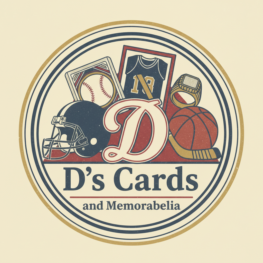 D's Cards and Memorabilia logo