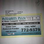 Integrity Plus In-Home Computer Service logo