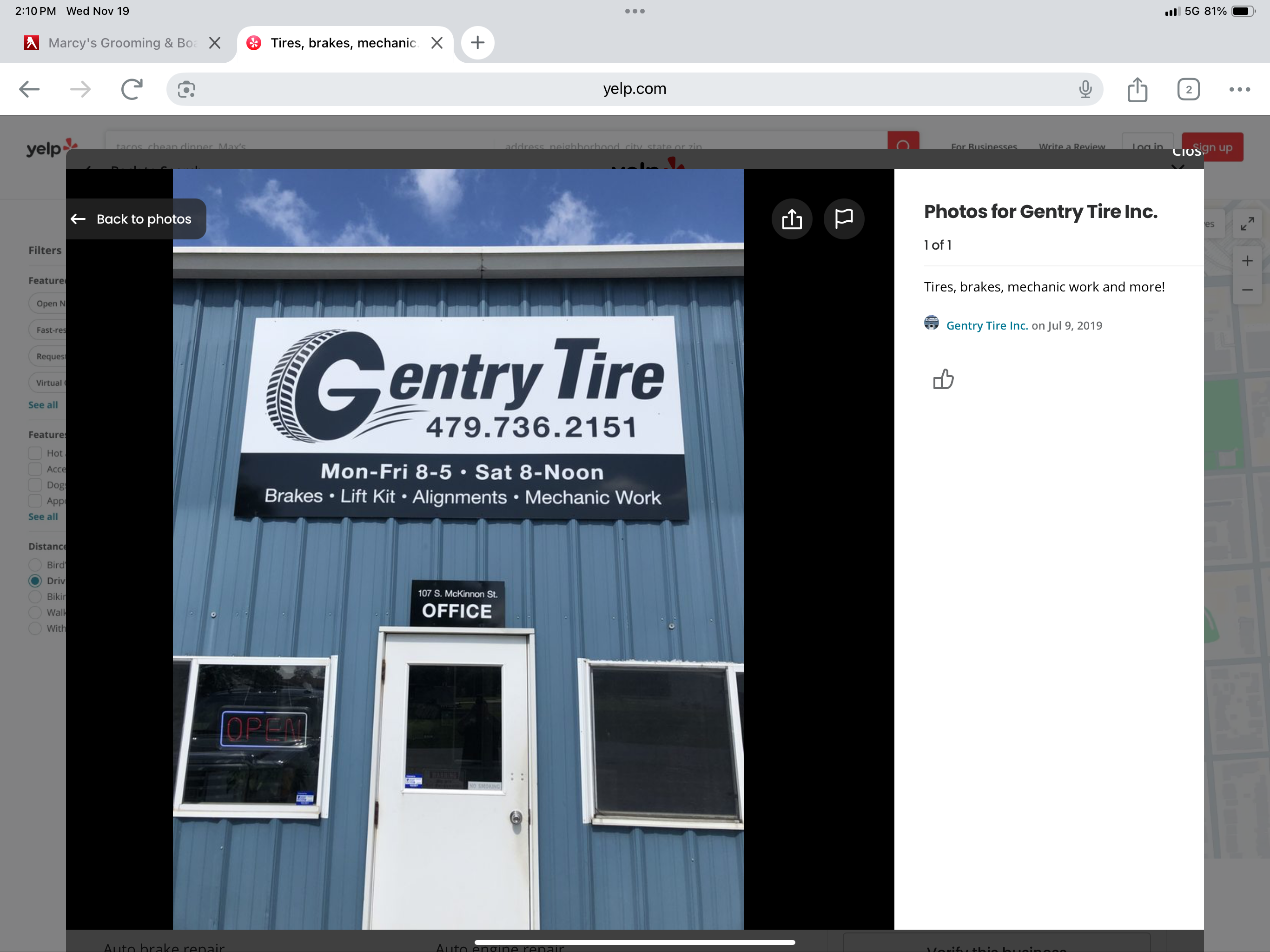 Gentry Tire logo