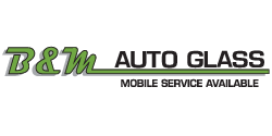 B & M Auto Glass logo