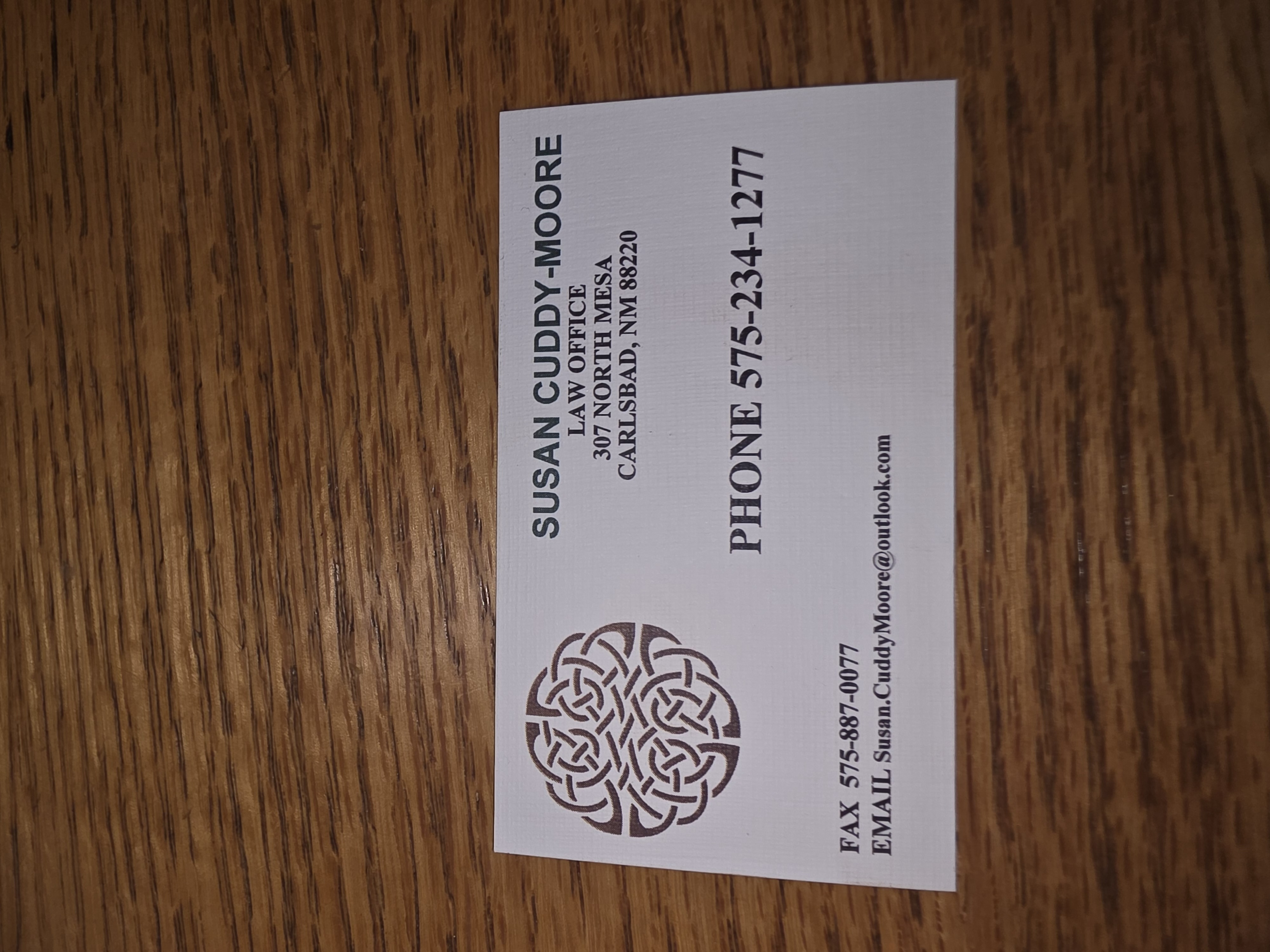 Susan Cuddy-Moore Law Office logo