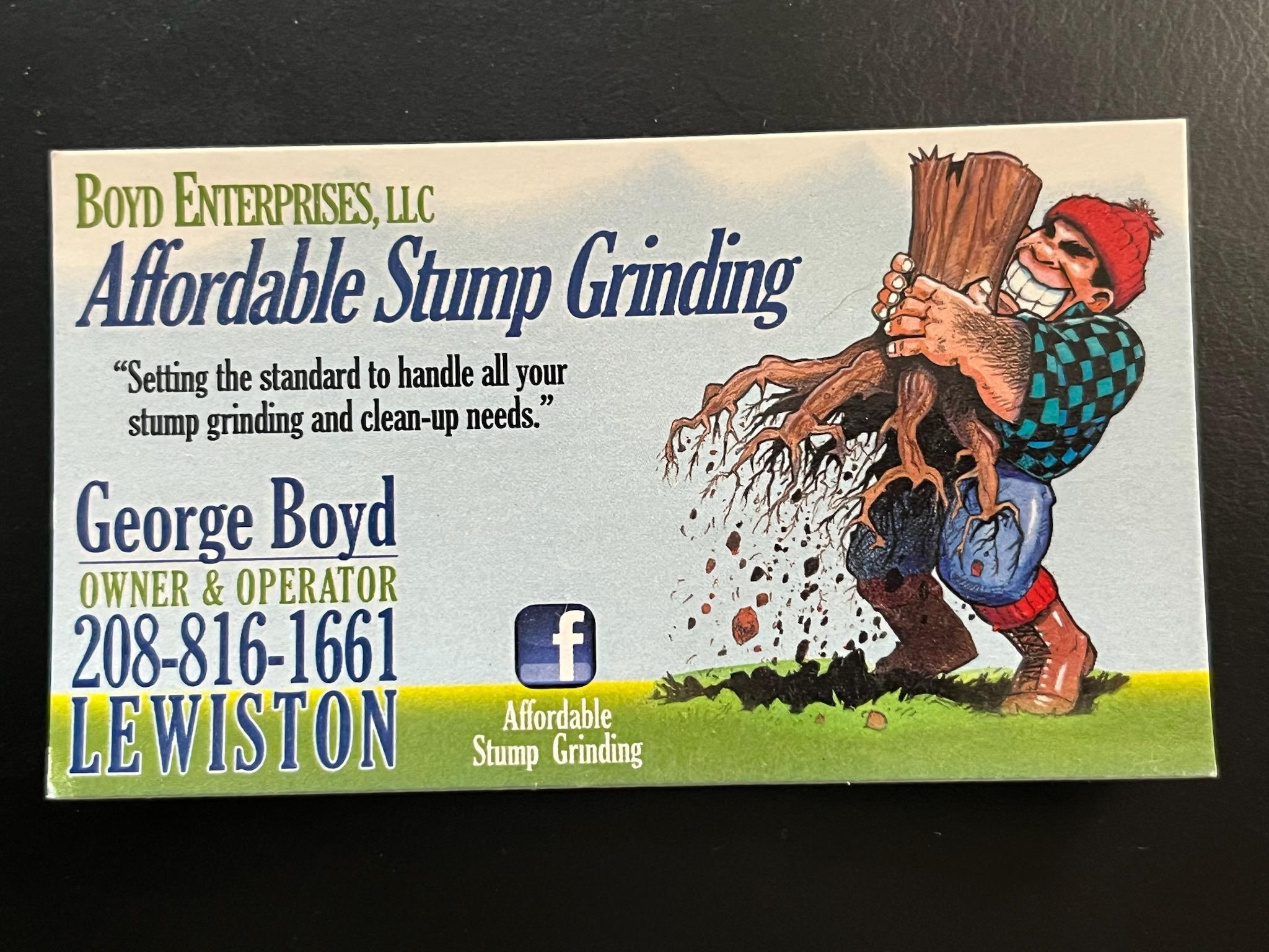Affordable Stump Grinding & Clean-Up logo