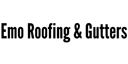 Emo Roofing & Gutters logo