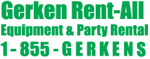 Gerken Rent-All logo