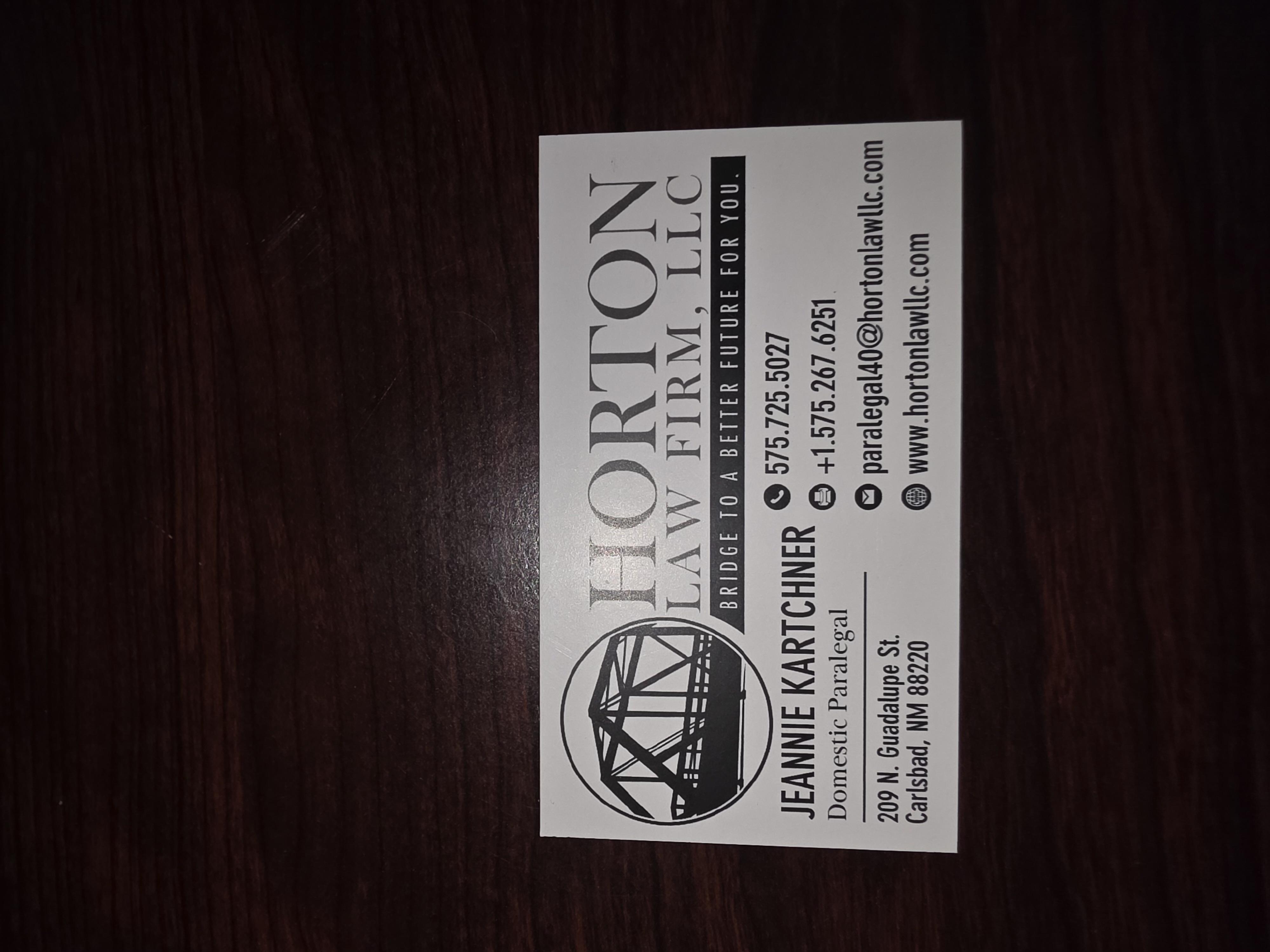 Horton Law Firm Llc logo